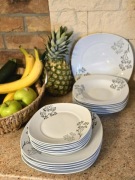 Talerze 18 el na 6 osób likwidacja magazynu 