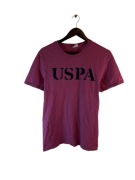 Koszulka u.S polo assn fioletowa z dużym logiem m