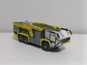 Ziegler Z6 lotniskowy wóz strażacki model kartonowy straż