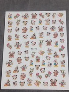 Naklejki na paznokcie samoprzylepne myszka Miki Minnie 