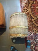 stara beczka bez dna 50cm wysoka