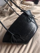 Chylak koszyk z kokardkami jak nowy  torebka