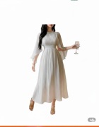 Sukienka długa biała 