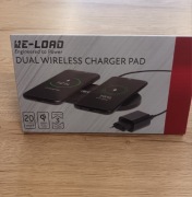 Podwójna ładowarka bezprzewodowa 20W