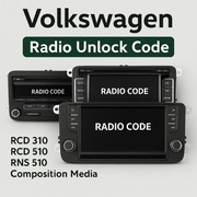 Kod odblokowania radia VW RNS310  dostawa cyfrowa  PIN z numeru seryjnego
