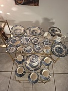 Vintage Angielska Niebieska Porcelana ,,Myott Meakin,Myott The Brook,  