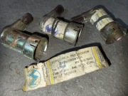 Fajki zapłonowe Warta - PRL oryginalne typ E5M18 Syrena - 3 sztuki