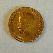 Złota moneta 10 rubli 1903 r