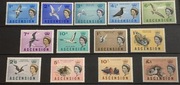 Wyspy Wniebowstąpienia Ascension 1963 Elżbieta II Ptaki pełna seria 