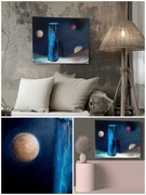 Obraz akryl na płótnie "Problem trzech ciał"