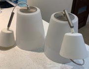 Lampa wisząca szklana 2 SZT styl nowoczesny, skand