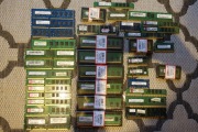 Sprzedam pamięci RAM DDR1, DDR2, DDR3, DDR4 łącznie ponad 100GB
