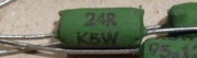 REZYSTOR OPORNIK 24R 24ohm 24om 5W RDCO