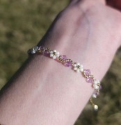 Bransoletka Fiolet stal nierdzewna