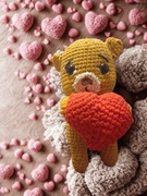 Walentynkowy miś z sercem 