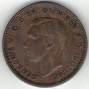138 Wielka Brytania 1/2 pensa half penny 1941