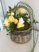 Stroik koszyczek do domu lub na cmentarz