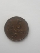 5 gr  1949 r  brąz
