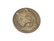 Przypinka na numer startowy West Highland White Terrier (Westie)