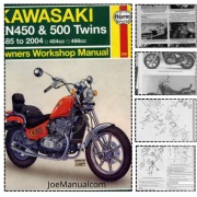 Kawasaki EN450 500 Twins 84-04 Owners Workshop Manual