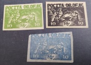 1942 OBÓZ II C, WOLDENBERG  - Fi 16xyy(*)odcienie, Pochodnia.