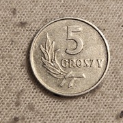 Moneta 5gr z roku 1962