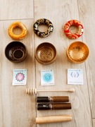 Misy Medytacyjne Śpiewające Tybetańskie Ton Dźwięk A G F