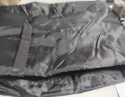 DUŻY CZARNY WOREK Z DWOMA UCHWYTAMI  125 CM X 75 CM WIĄZANY NA SZNUREK 