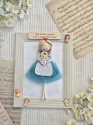 Alicja w krainie czarów, rękodzieło, ramka na prezent. Disney