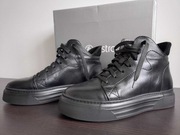 Skórzane Zimowe Buty/ Sneakersy ESTRO