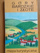 GÓRY BARDZKIE I ZŁOTE - MAPA TURYSTYCZNA - 1986