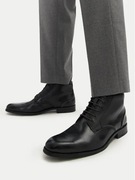 CLARKS__buty męskie / botki (42 / 26.5cm) skórzane eleganckie czarne 