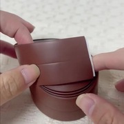 4 Rolki  Dekoracyjna taśma uszczelniająca jasny brąz