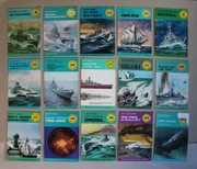 1423 Zestaw 15 książek o statkach wojskowych : Typy Broni i Uzbrojenia