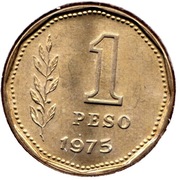 ARGENTYNA 1 peso 1975 KM# 69, UNC