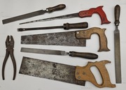 Kombinerki, piły, pilniki i inne stare z PRL-u