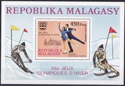 Sport Medaliści Zimowych Igrzysk w Innsbrucku  Madagaskar 1976 czyste **