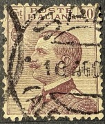 Włochy, król Wiktor Emanuel III, 20 centesimi