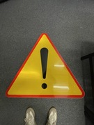 A-30 (inne niebezpieczeństwo) 1050mm, folia typ 2 + uchwyty 