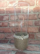 Wazon z podświetleniem Boho juta