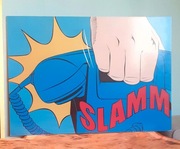 Slamm! Deborah Azzopardi / obraz/plakat  / UNIKAT! KLASYKA POP-ART-u