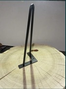 Noga 43 cm metalowa czarna do stolika loftowa 