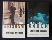 ZAKLINACZ DESZCZU, SZEŚĆ LAT PÓŹNIEJ, GRISHAM, COBEN  STAN BDB.