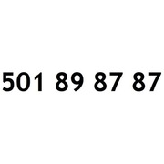 ZŁOTY NUMER 501 89 87 87