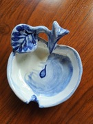 Fajans ozdoba  popielniczka 