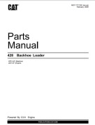 Katalog części Caterpillar CAT 428