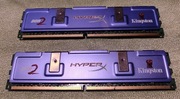 4 GB Kingston hyperx DDR2 PC2 6400U KHX6400D2LLK2/2G (2X 2GB)