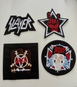 Naszywki haftowane metal - zestaw Slayer 