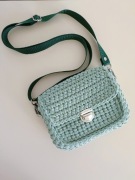 Torebka szydełkowa ze sznurka bawełnianego handmade 