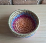 Koszyk organizer kolorowy koszyczek na drobiazgi handmade cukierkowy